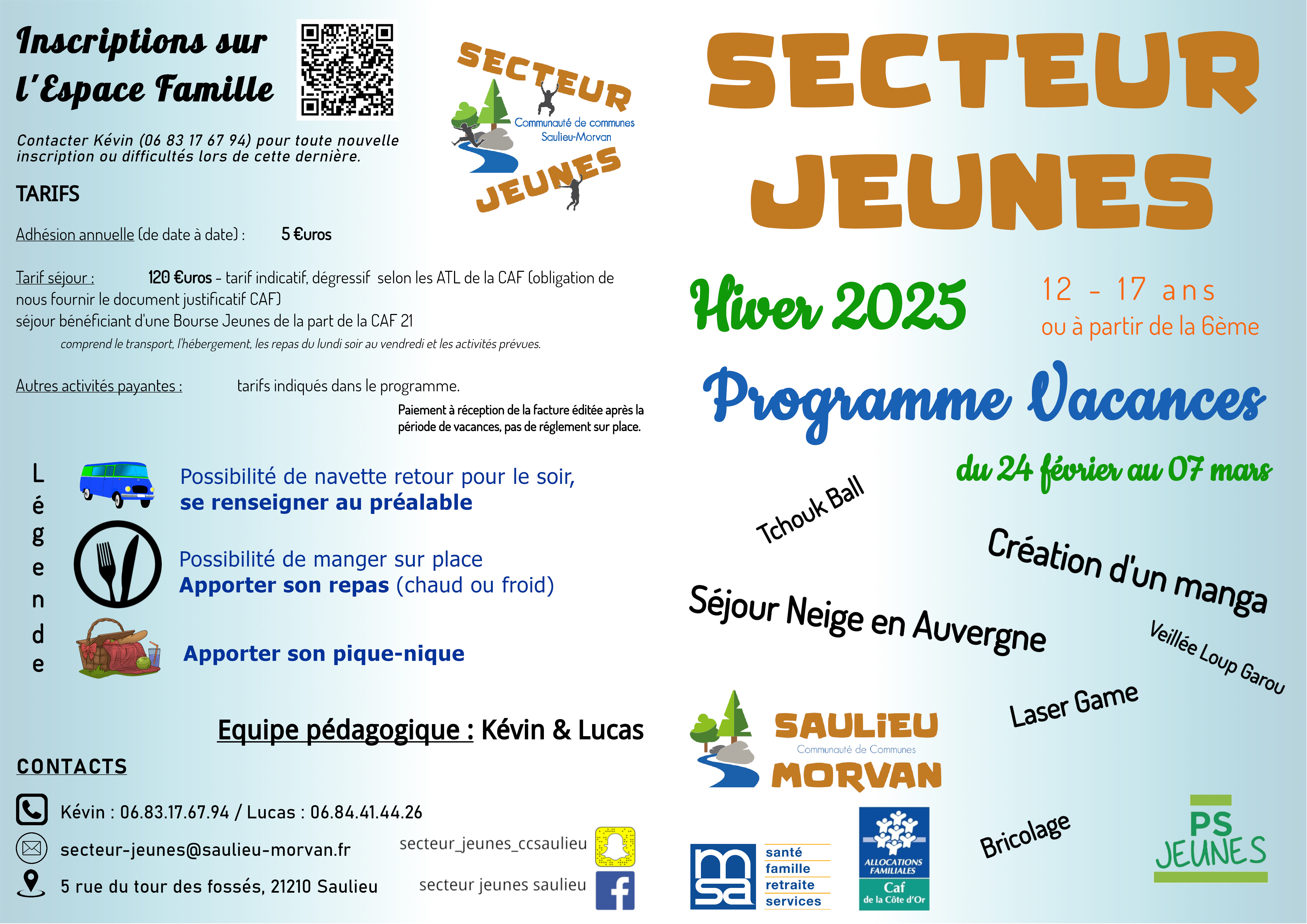 Programme P1 A3hiver25